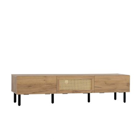 高さ19.1cmの収納スペースが3つあります。引き出しパネルはマグネット吸着で固定できます。